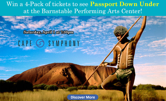 Win a 4-Pack of tickets to see Passport Down Under at the Barnstable Performing Arts Center!