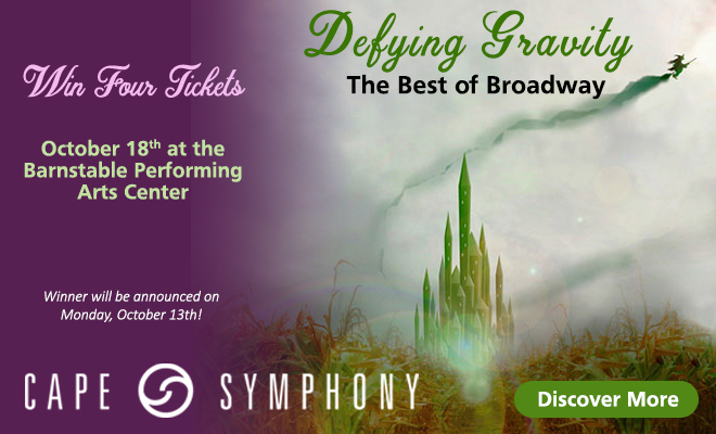 Win a 4-Pack of tickets to see Defying Gravity: The Best of Broadway at the Barnstable Performing Arts Center!