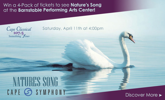 Win a 4-Pack of tickets to see Nature’s Song at the Barnstable Performing Arts Center!